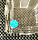 TIFFANY & CO CRYSTAL GLASS GIFT BOX WITH FROSTED RIBBON BOW ON LID 3 1/4" — photo 3
