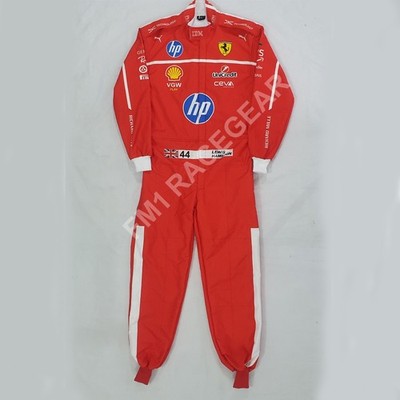 2025 New Model Lewis Hamilton # 44 Ferrari F1 Suit Race Suit