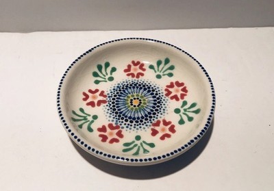 HTF Lumpy Doodles Round Trinket Dish Hand Painted Signed Logo Rare