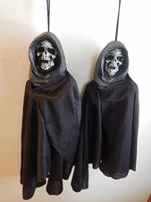 Lot 2  Paper Magic Group 16" Hanging  Grim Reaper Decorations -Vintage 2005