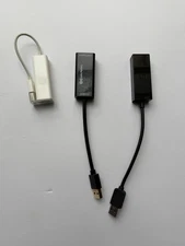 Lot Of 3 USB Ethernet Adapters - Apple Model A1277, Cable Matters, Etc.