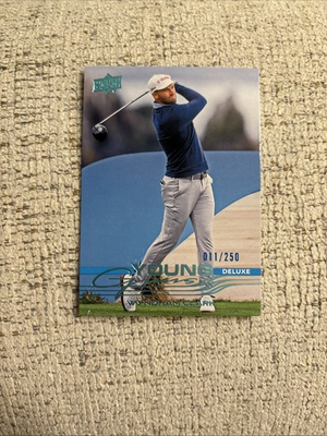 #ad 2026 Upper Deck Golf Wyndham Clark #103 Young Guns Deluxe 11 250 RC $99.99