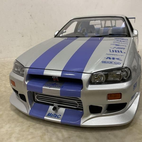 DeAGOSTINI 1/8ニッサン　GT-R DeAGOSTINI 1/8 WILD SPEED Nissan Skyline GT-R (R34) From JAPAN | eBay