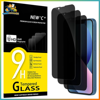 Sichtschutzfolie 3 Stück für iPhone 13 Mini, Blasenfrei, 9H Härte