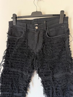 1017 Alyx 9SM Blackmeans Distressed Jeans - Size 32 - Black | eBay