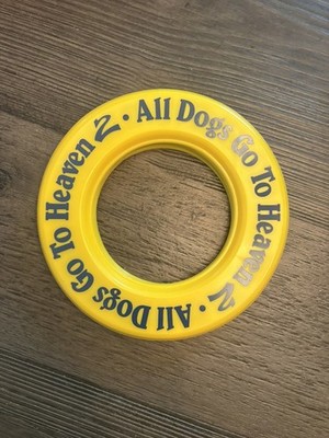Vintage all dogs go to heaven to Frisbee ￼