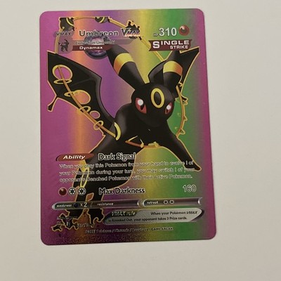 Umbreon Full Art Holo ART Card- This Is NOT A  Game Card