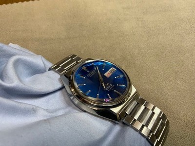 Seiko LM Special 5216-7000 25J Blue Dial Vintage Automatic Watch