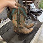 Corral Boots — turquoise - lightly worn - leather sole - 71/2  — photo 3