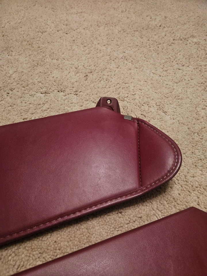 Parasoles Chevy Silverado GMC Sierra 1500 2500 1988-1998 OEM par granate Foto 4 de 4