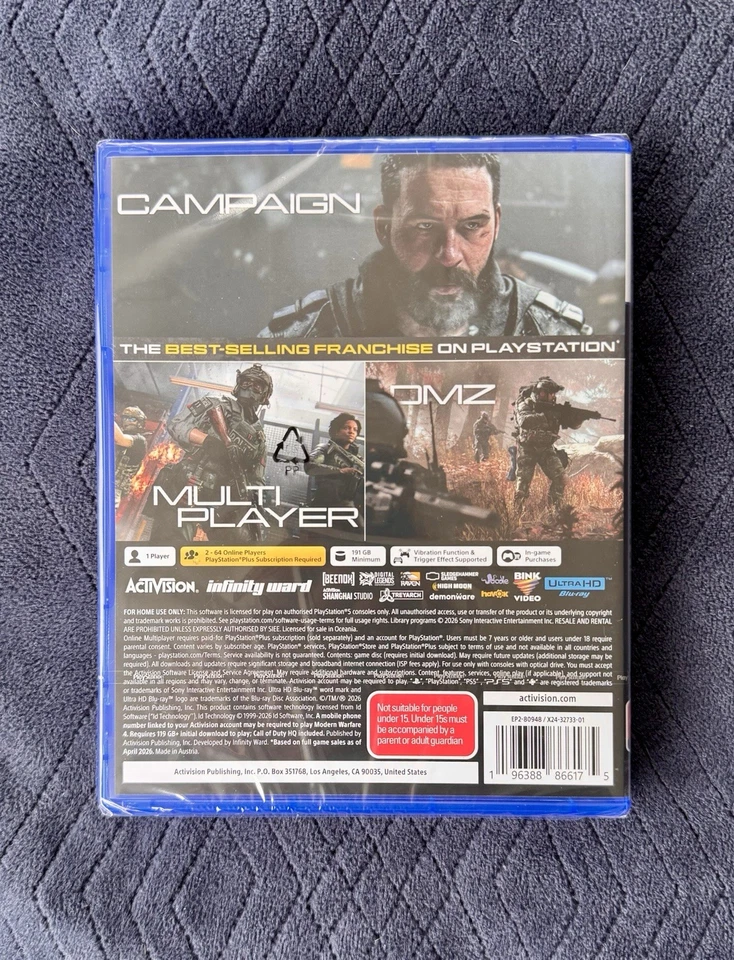 Call of Duty Modern Warfare 4 on PS5. Brand New Sealed. FREE POSTAGE - image 2 of 2