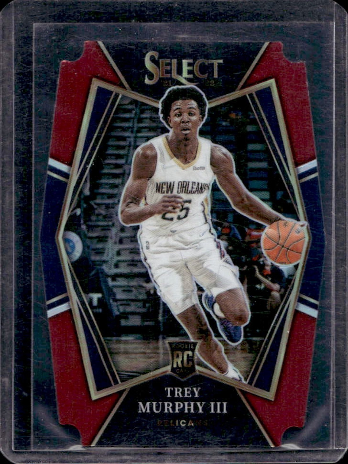 2021-22 Select Trey Murphy III RC Maroon Prizms Die Cut Premier Level #8/175