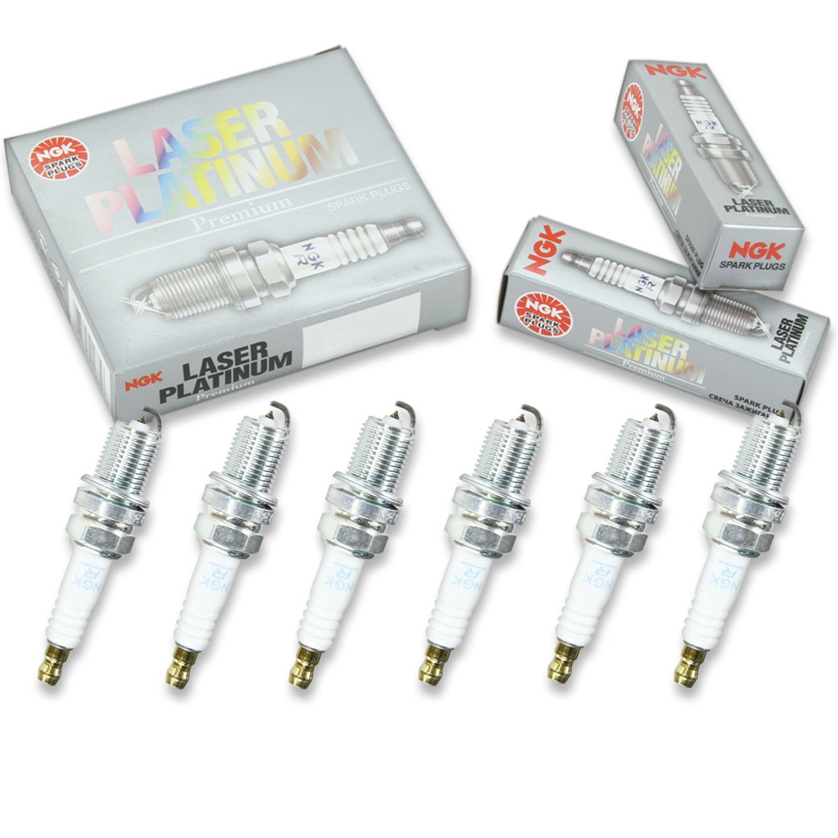 6 pc NGK 4292 PFR5R-11 Laser Platinum Spark Plugs for PK16TT KC10PYPB4 ft