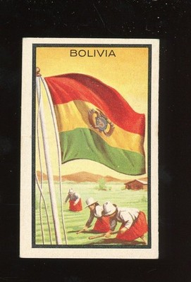 1963 Topps Midgee Flags of the World #8 Bolivia NM *d3