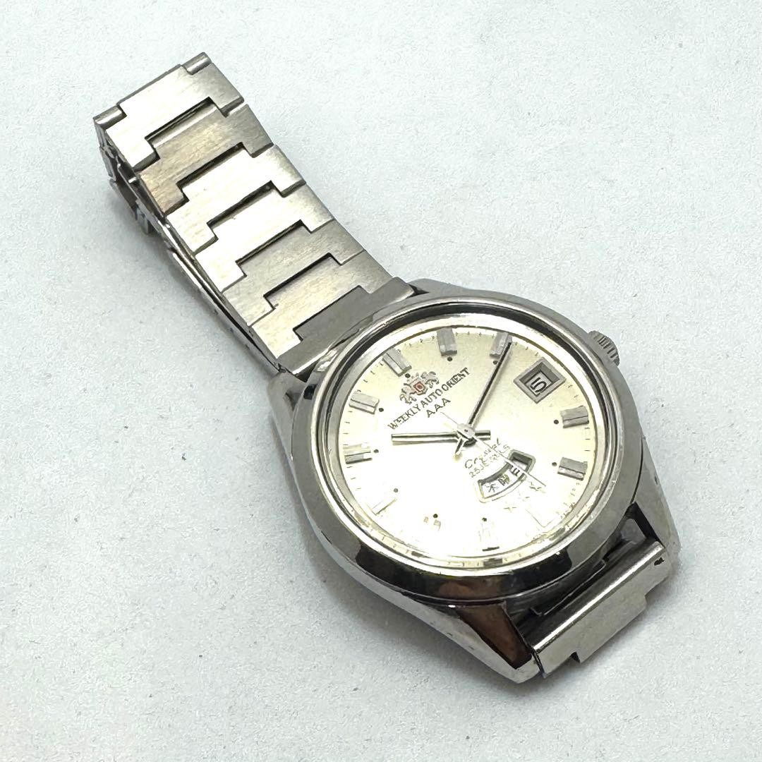 Weekly Orient Crystal 25stone DaydateOverhauled J… - image 9