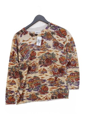 Bimba Y Lola Women's Jumper M Multi Graphic 100% Other Round Neck Pullover