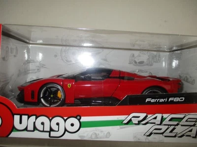 1/24 METAL MINIATURE FERRARI F 80 ROUGE ROSSO CORSA 1/24 BBURAGO - Photo 1/4
