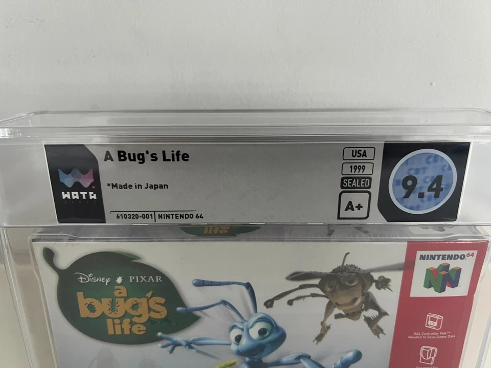 A Bug's Life (Nintendo 64, N64) WATA 9.4 A+ New Sealed Graded CGC VGA PSA 1st - Image 4 of 4