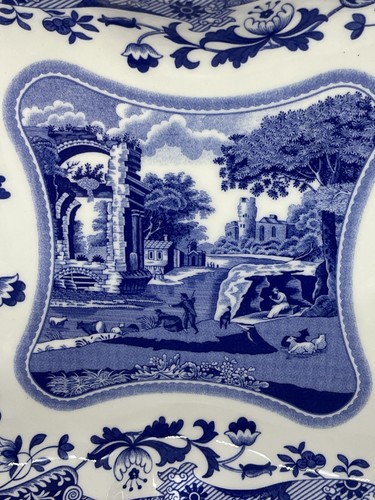 Spode Blue Italian 7.75” Devonia Tray EUC - Picture 2 of 16