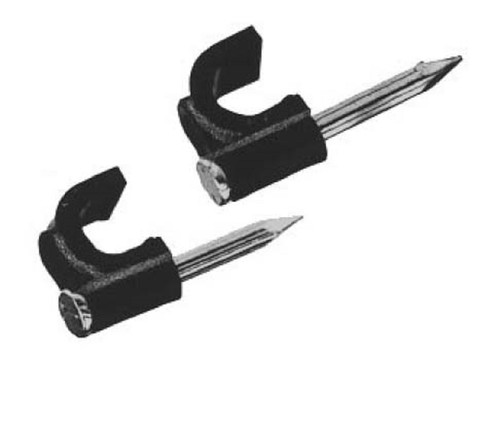 100 RG6 RG59 NAIL WALL CLIPS COAX SATELLITE CABLE COAXIAL BELL SHAW ROGERS RG-6 - Picture 3 of 3