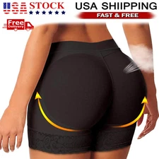 Butt Lifter Booty Shaper Padded Underwear Panty Women's Tummy Control FAKE ASS
