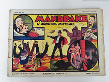 Mandrake L’uomo del mistero 1935 XIII Nerbini Lire 1,20