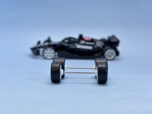 R530 Hot wheels 1/64 Set # TE37 White 12mm , Formula 1 F1 Rubber Tires - Picture 3 of 5