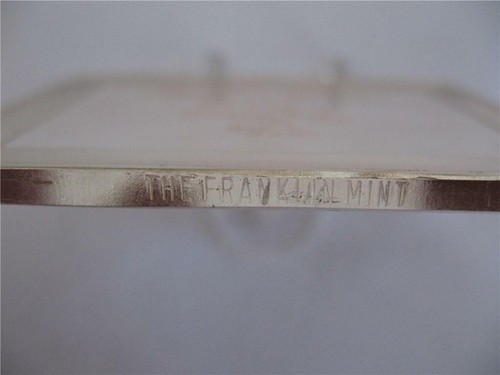 3 OZ..925 SILVER NORMAN ROCKWELL FONDEST MEMORIES (KNITTIG LESSON) ART BAR +GOLD - Picture 11 of 12