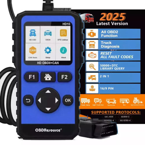 All System Diagnostic Scanner Code Reader for 2017-2022 GM 6.6L Duramax Diesel