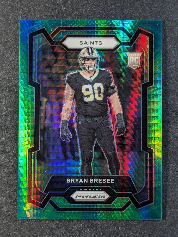 2023 Panini Prizm Football BRYAN BRESEE /175 Rookie RC Hyper Prizm Saints #372