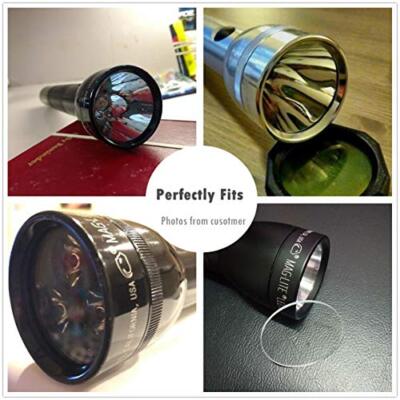 Maglite Clear Replacement Lens For C & D Cell Flashlights