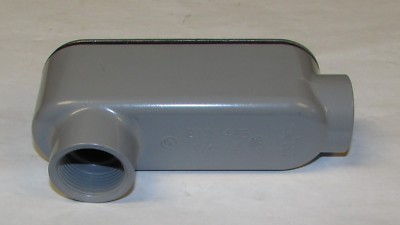 TOPAZ LB2CG Aluminum 3/4'' LB Conduit Body Copper Free