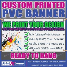 Custom PVC Banner | Heavy-Duty Waterproof Vinyl | Business Sign, Event Display