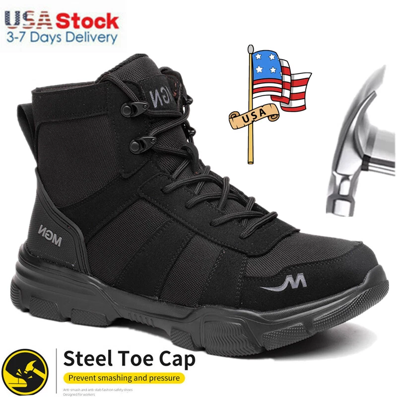 Safety Shoes Mens Hiking Boots Steel Toe Work Boots Botas De Trabajo Para Hombre
Opens in a new wind