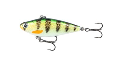 Clam Psycho Shad 1/12 oz - Hot Perch - Lipless Ice Fishing Lure