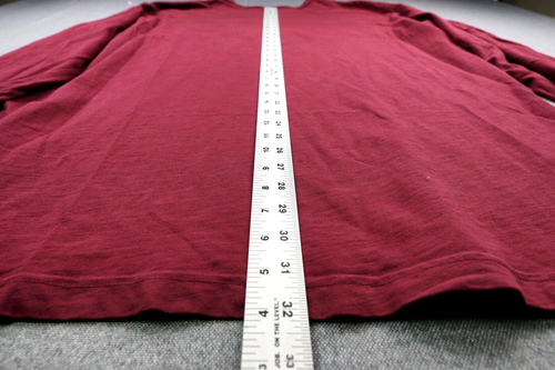Polo Ralph Lauren T Shirt Large Tall Red Long Sleeve Spellout RL67 RL 67 Preppy - Picture 5 of 18