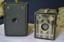 Kodak Brownie Junior Six-20 Box Camera  Kodak No 2A Brownie Box Camera Lot of 2