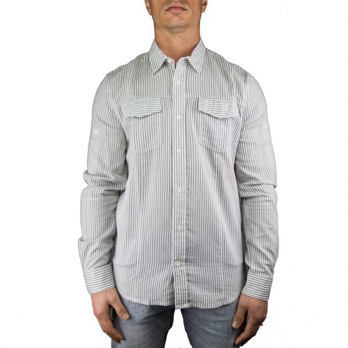 Gas Camicia Rigata in Seta Uomo | -56 % OCCASIONE | | eBay