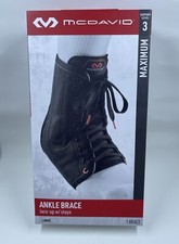 McDavid Lightweight Ankle Brace Lace Up With Stays Maximum Support Level 3 Large