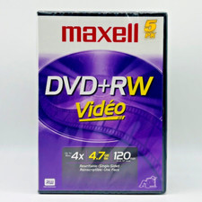 MAXELL DVD RW 5 PACK