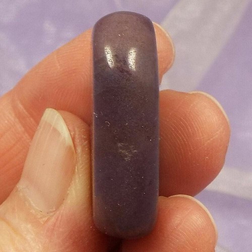 Rare Purple Jade tumblestone 'Enhance Intuition' 12.7g SN38148 - Picture 4 of 4