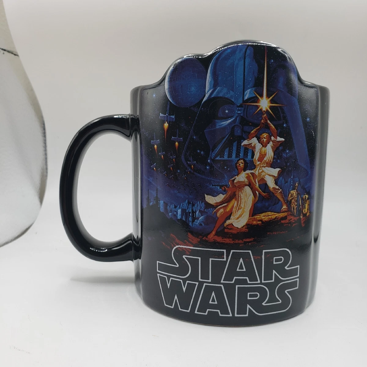 Star Wars A New Hope 20oz Sculpted Ceramic Coffee Cup Mug Luke Skywalker