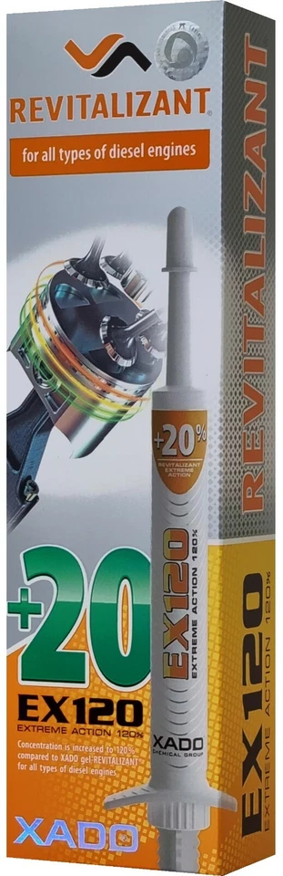XADO EX120 Diesel Motor Additiv Verschleiß Schutz Reparatur Zylinder Revitalizan