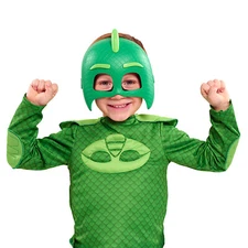 NEW PJ Masks Gekko Deluxe Dress Up Costume Top Shirt and Mask SET 4-6X HALLOWEEN