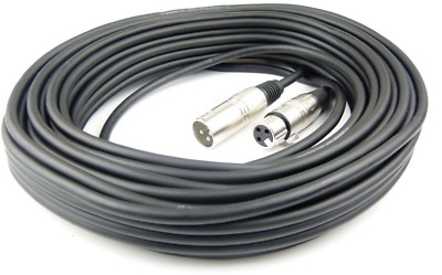 20 m Mikrofonkabel Adam Hall K3MMF2000 schwarz XLR 3 pol polig Mikrofon Kabel