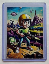 Commander Keen Limited Edition Artist Signed “Billy Blaze” Trading Card 2/10