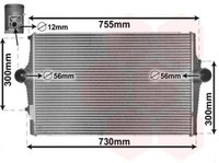 VAN Wezel LadeluftküHler LuftgeküHlt Aluminium FüR Volvo V70 II S60 I 59004137