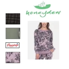 Honeydew Ladies' Super Soft PJ Pullover Top ONLY - SINGLES | C42