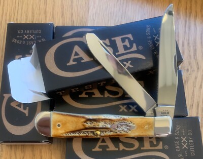 CASE BONESTAG TRAPPER KNIFE NEVER USED IN BOX #6.5254 SS    BRT2