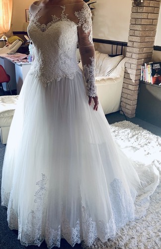 Art Couture AC544 Wedding Dress size 10/12, Was RRP £1500, D cups, 5’7”, New - Picture 6 of 6